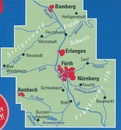 Fietskaart ADFC Regionalkarte Nürnberg und Umgebung | BVA BikeMedia