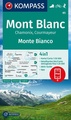 Wandelkaart 85 Mont Blanc - Monte Bianco | Kompass