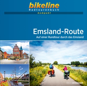 Fietsgids Bikeline Radtourenbuch kompakt Emsland - Route | Esterbauer