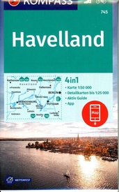 Wandelkaart 745 Havelland | Kompass