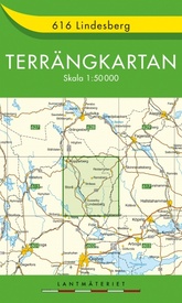 Wandelkaart - Topografische kaart 616 Terrängkartan Lindesberg | Lantmäteriet