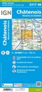 Wandelkaart - Topografische kaart 3317SB Chatenois | IGN - Institut Géographique National