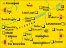 Wandelkaart 123 Flims-Surselva-Valser Tal | Kompass