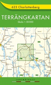 Wandelkaart - Topografische kaart 623 Terrängkartan Charlottenberg | Lantmäteriet
