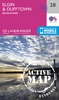 Wandelkaart - Topografische kaart 28 Landranger Active Elgin / Dufftown | Ordnance Survey