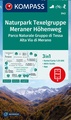 Wandelkaart 043 Naturpark Texelgruppe - Meraner Höhenweg | Kompass