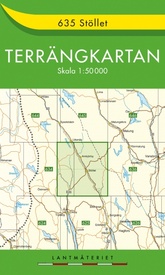Wandelkaart - Topografische kaart 635 Terrängkartan Stöllet | Lantmäteriet