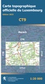 Topografische kaart - Wandelkaart 9 CT LUX Mersch | Topografische dienst Luxemburg