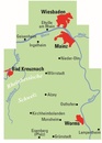 Fietskaart ADFC Regionalkarte Rheinhessen | BVA BikeMedia