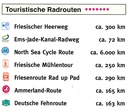 Fietsknooppuntenkaart Friesland & Wittmund Landkreise mit Wilhelmshaven | Kommunalverlag Tacken
