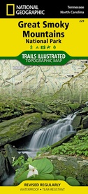 Wandelkaart 229 Great Smoky Mountains National Park | National Geographic