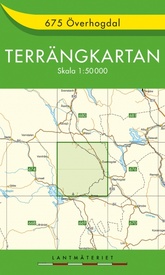 Wandelkaart - Topografische kaart 675 Terrängkartan Överhogdal | Lantmäteriet