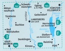 Wandelkaart 189 Landsberg am Lech - Ammersee | Kompass