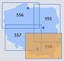 Wegenkaart - landkaart 557 Polen Zuid West | Michelin
