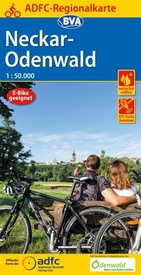 Fietskaart ADFC Regionalkarte Neckar-Odenwald | BVA BikeMedia