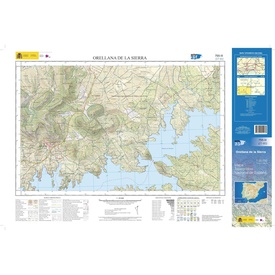 Topografische kaart 755-III Orellana de la Sierra | CNIG - Instituto Geográfico Nacional1