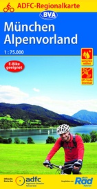 Fietskaart ADFC Regionalkarte München - Alpenvorland | BVA BikeMedia