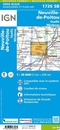 Wandelkaart - Topografische kaart 1726SB Neuville-de-Poitou, Vouille, Mirebeau | IGN - Institut Géographique National