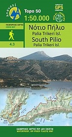 Wandelkaart 4.3 Southern Pilio - Zuid Pilion - Trikeri eiland | Anavasi