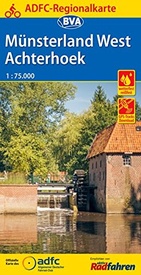Fietskaart ADFC Regionalkarte Münsterland west - Achterhoek | BVA BikeMedia