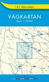 Wegenkaart - landkaart 161 Vägkartan Storuman | Lantmäteriet