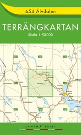 Wandelkaart - Topografische kaart 654 Terrängkartan Älvdalen | Lantmäteriet