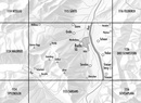 Wandelkaart - Topografische kaart 1135 Buchs | Swisstopo