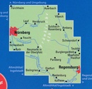Fietskaart ADFC Regionalkarte Nürnberger Land - Oberpfalz | BVA BikeMedia