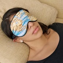 Kadotip Slaapmasker met Wereldkaart - diep blauw | Kikkerland