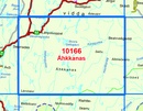 Wandelkaart - Topografische kaart 10166 Norge Serien Ahkkanas | Nordeca