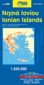 Wegenkaart - landkaart 058 Ionische eilanden | Orama